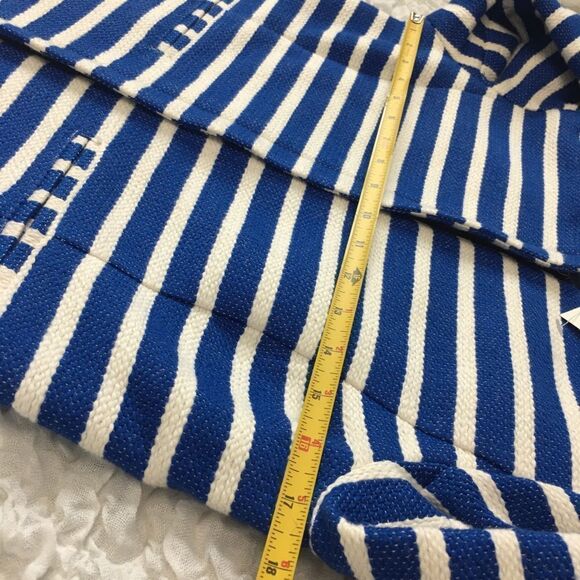 GAP Striped Blazer Swing BB Jacket Modern Casual Blue White Spring Summer 2007 - Picture 6 of 13